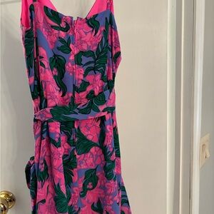 Lilly Pulitzer Tropical Pink and Green Dress